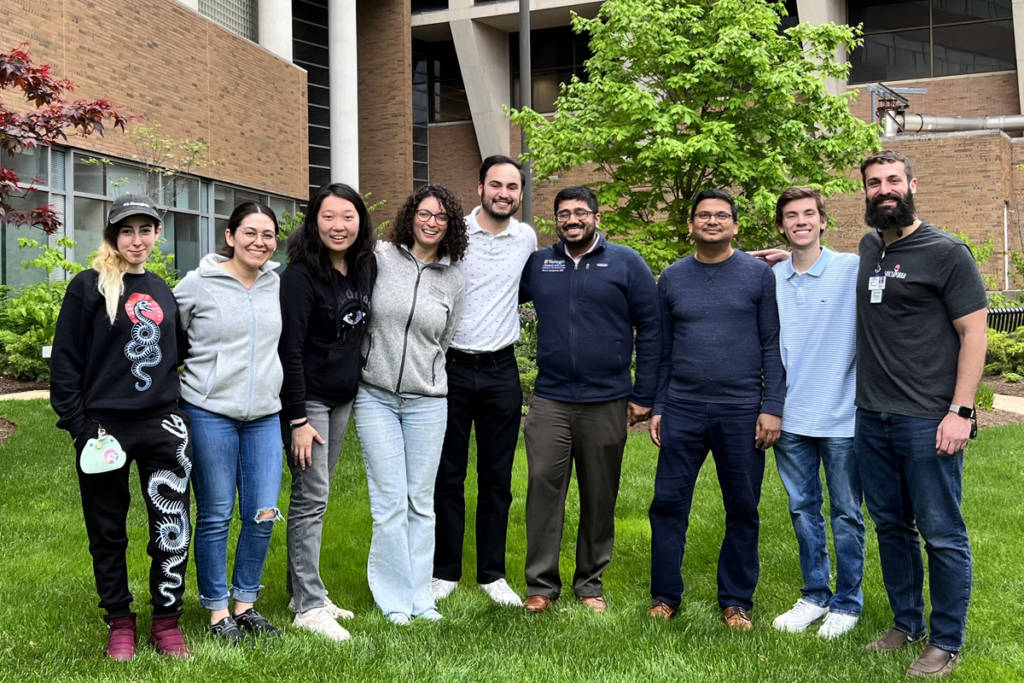Lab team photo from WashU